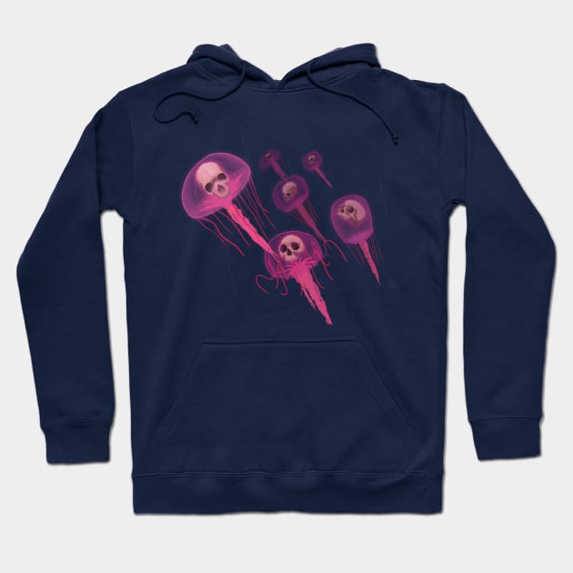 Untitled (Jellyfish) Hoodie by patrickkingart